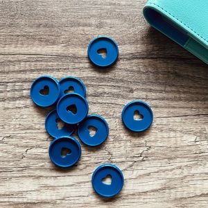 Blue HP Planner Discs | Happy Planner | Planner Accessories